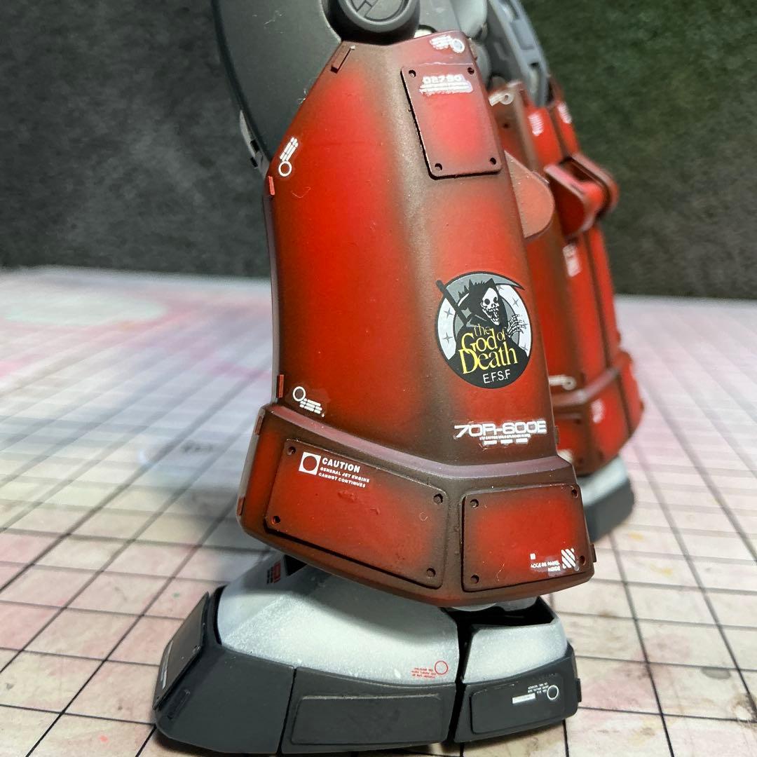 ガンプラ完成品　MG ジムキャノン　全塗装微改造