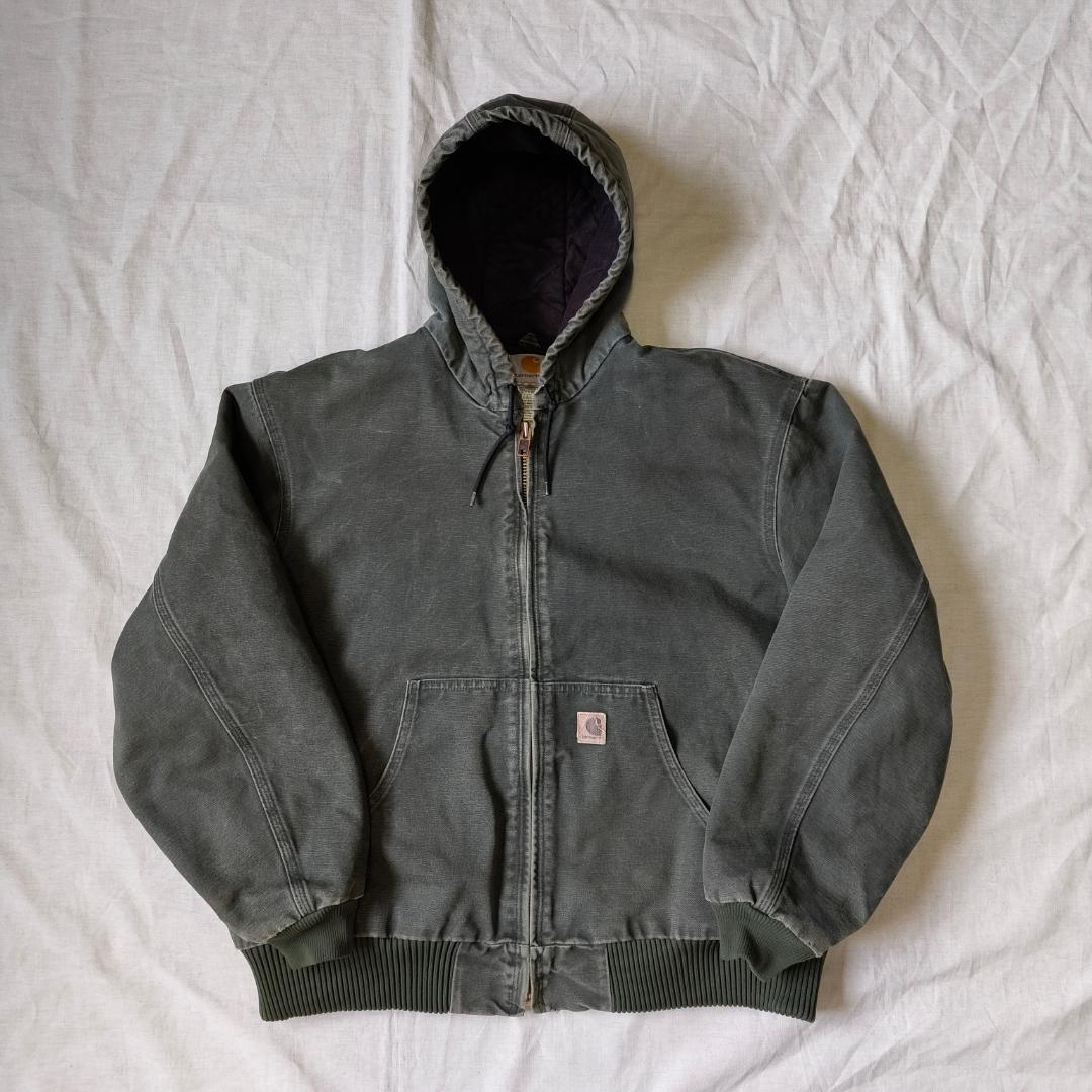 00s カーハート アクティブジャケット モス J130 MOS XL 00's Carhartt（カーハート） 00'S CARHARTT ACTIVE JACKET J130 NAVY