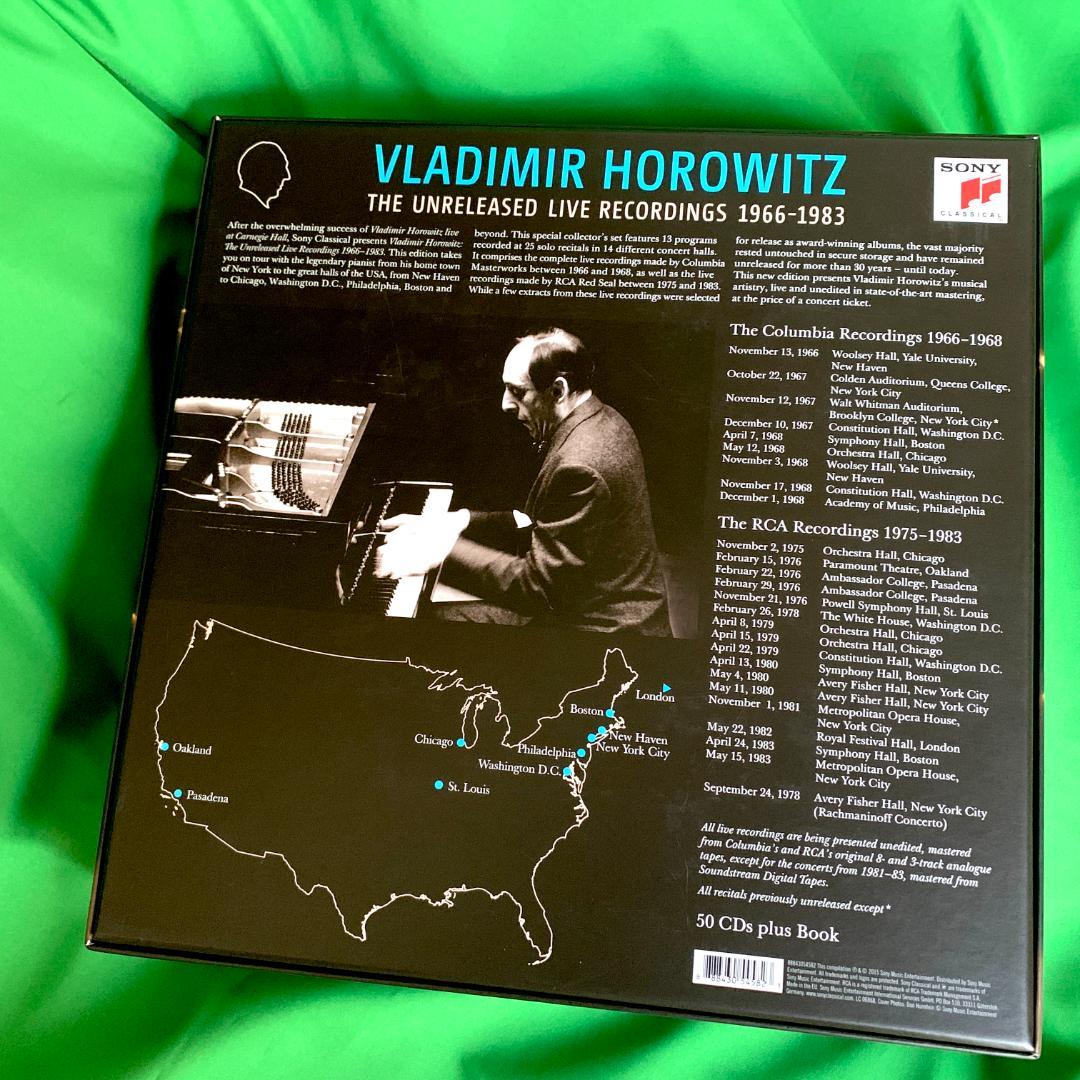 限定盤】ホロヴィッツ 未発表ライブ録音集 1966-1983【50枚組】