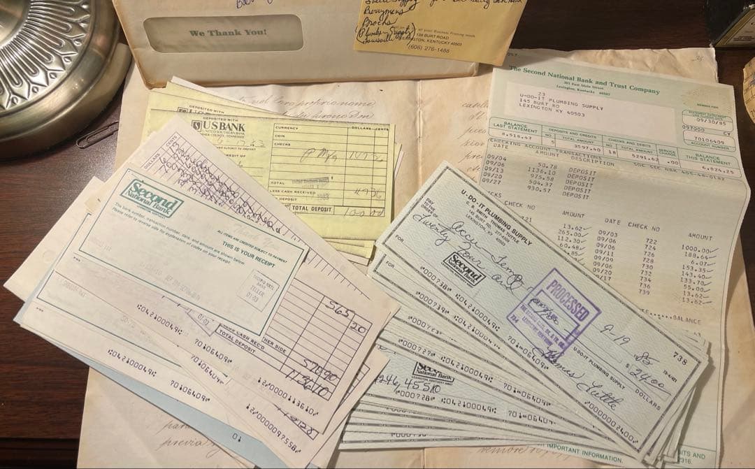 海外 ヴィンテージ 銀行小切手 詰め合わせ 約30点 - メルカリ