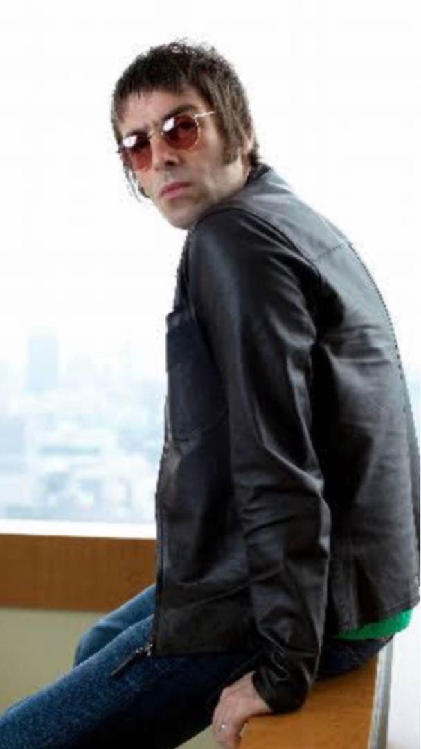 日本限定リアム着用モデル Pretty green レザージャケット - メルカリ