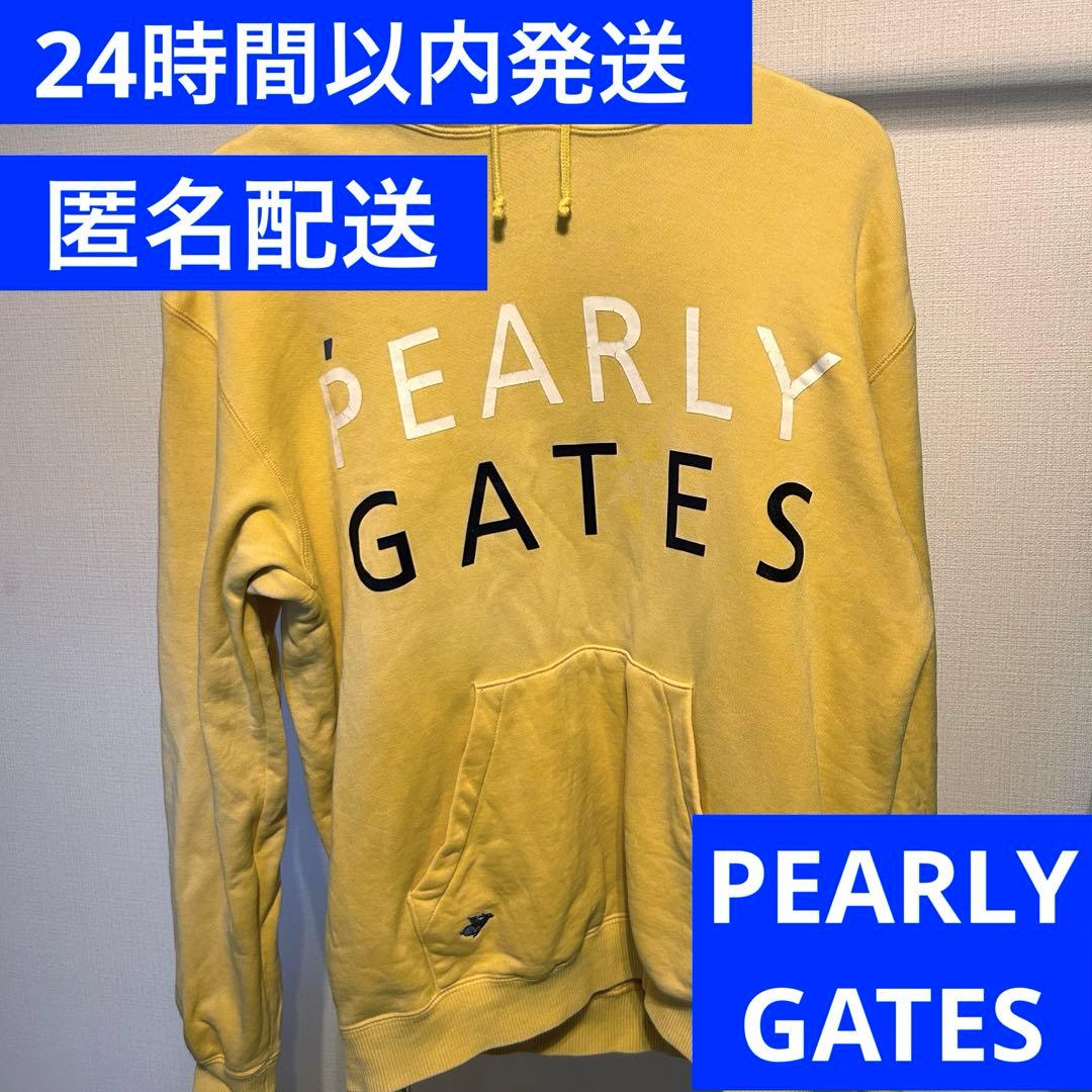 PEARLY GATES】パーカー フーディー (イエロー) - メルカリ