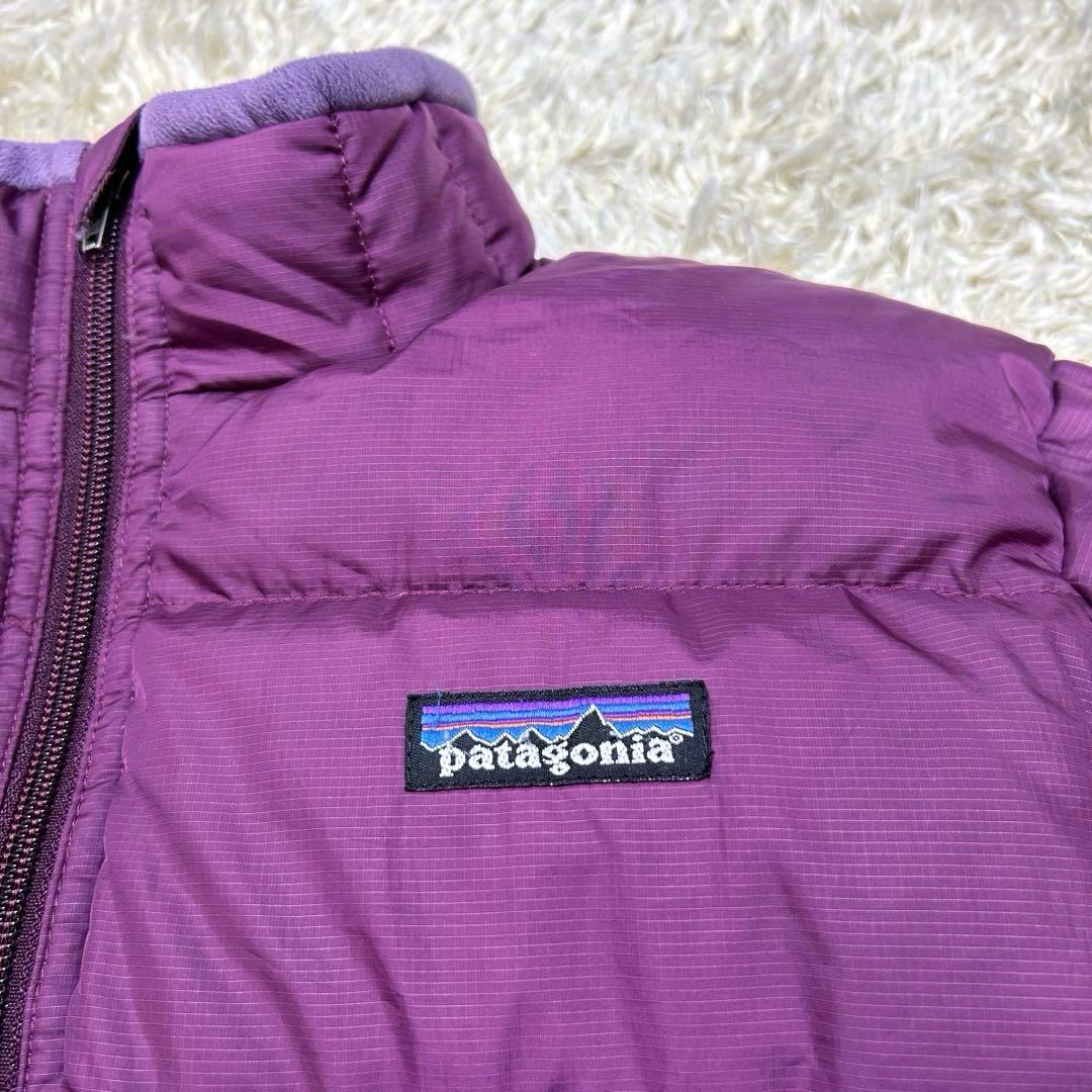 洗える】パタゴニア ダウンジャケット パープル S相当 グースダウン 肉