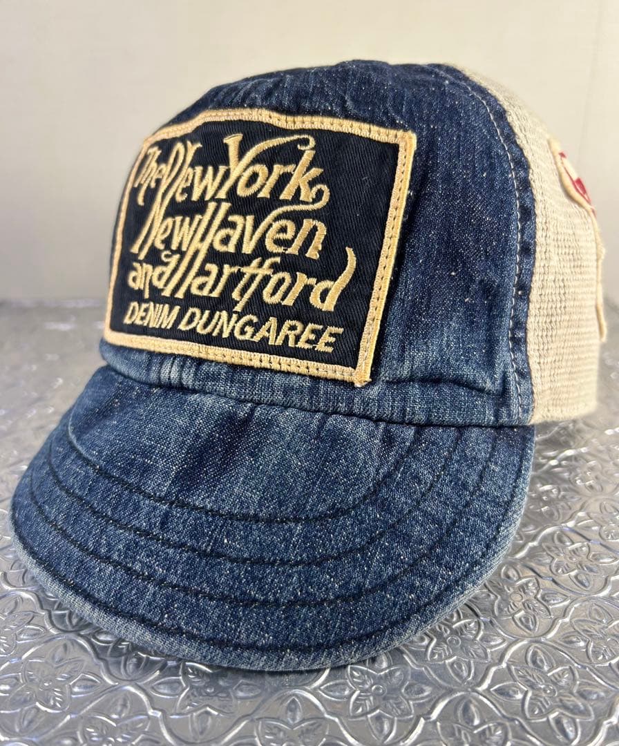 デニム&ダンガリー ワッペン パッチ デニムメッシュキャップ サイズ56