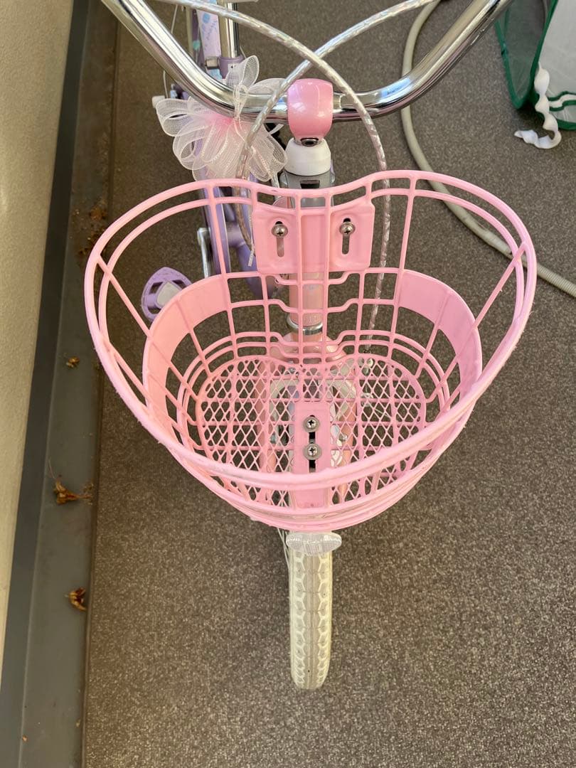 幼児用自転車 パープル・ピンク 16インチ メゾピアノ 引取り限定