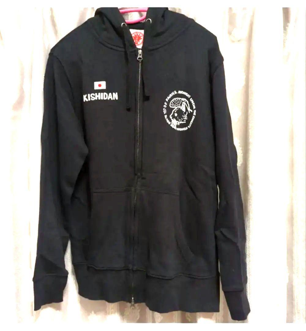 SALE 氣志團フーディ にゃんこパーカー ブラック 猫パーカー M