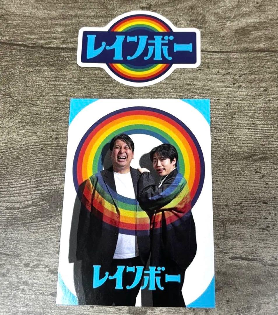 DAIBAKUSHOW2025 メンこいメンコtoナウい ステッカー レインボー