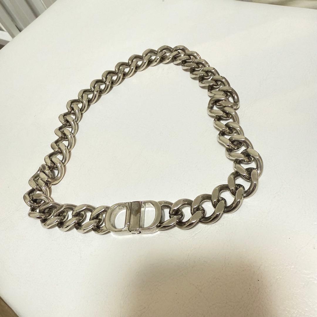 DIOR ロゴ　チェーンネックレス Christian Dior】