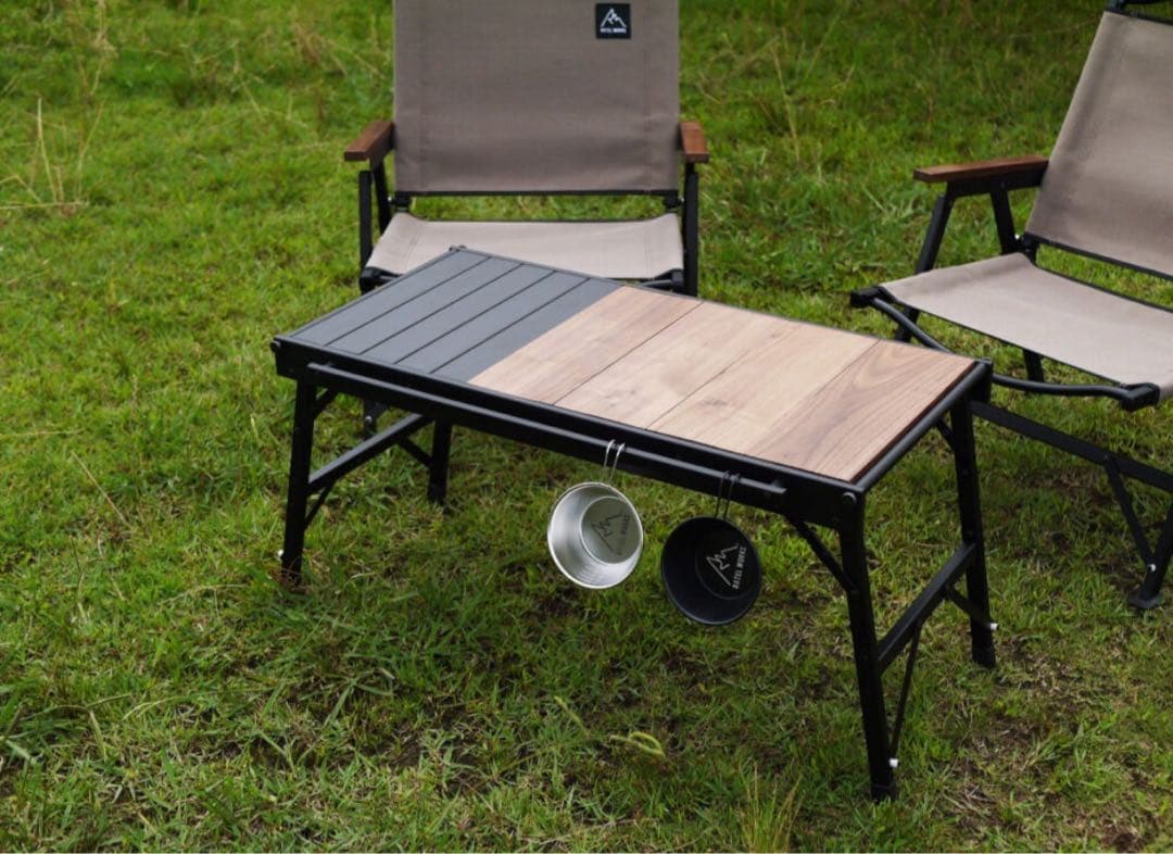 新品　スノーピーク フラットバーナー ラーテルワークス　ウッドパネルテーブル ラーテルワークス ウッドパネル テーブル レビュー。IGT規格でフラット