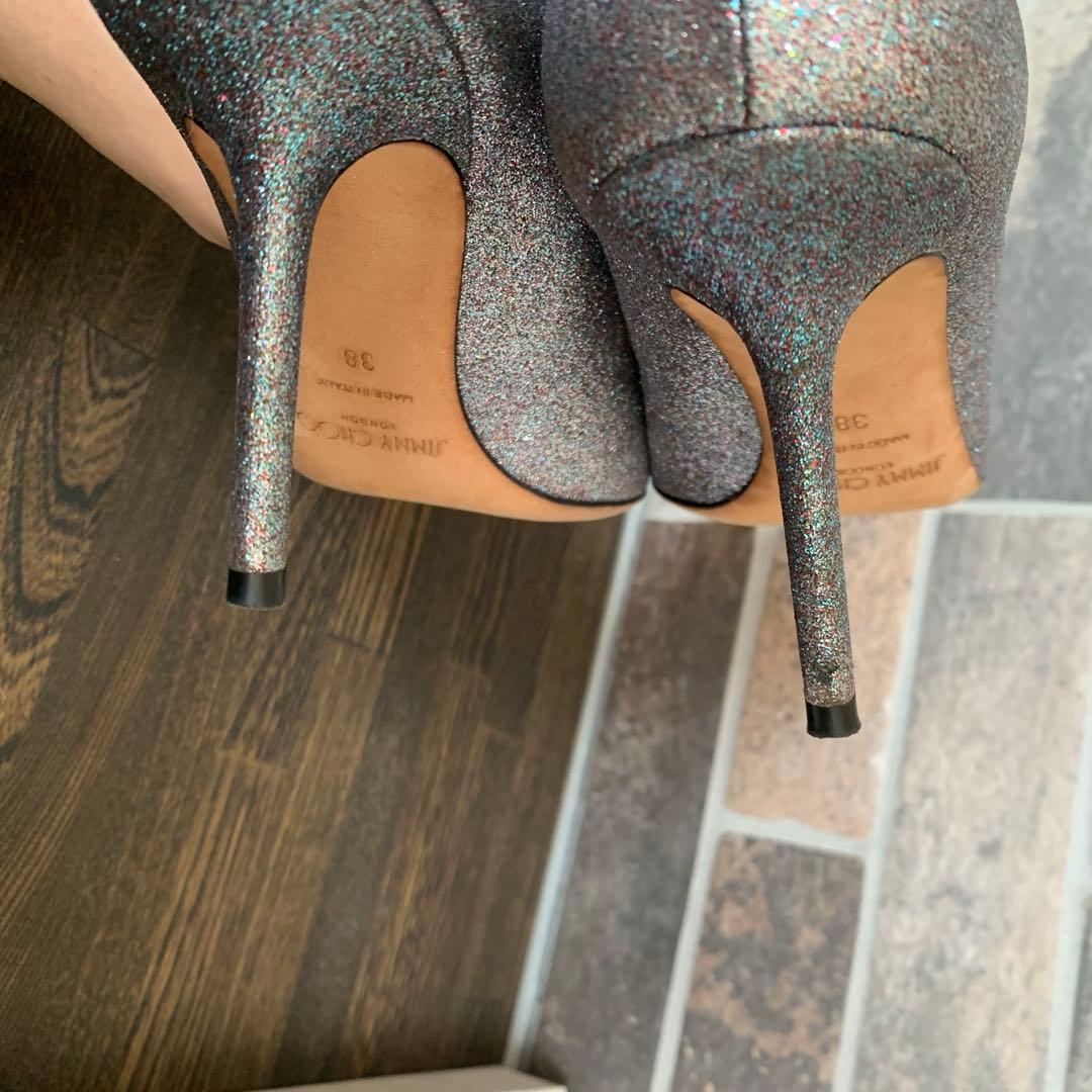 JIMMYCHOO ジミーチュウ 24.5cm ブライダルシューズ