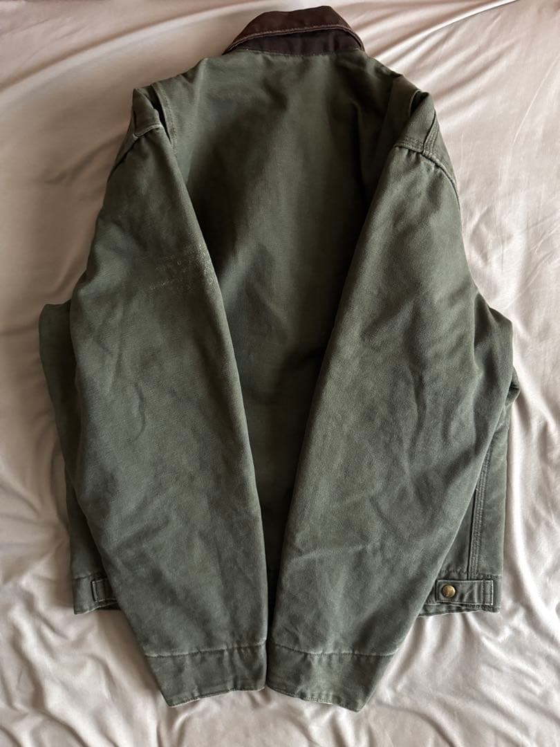 希少 カーハート デトロイト ジャケット J97 ARG アーミーグリーン色