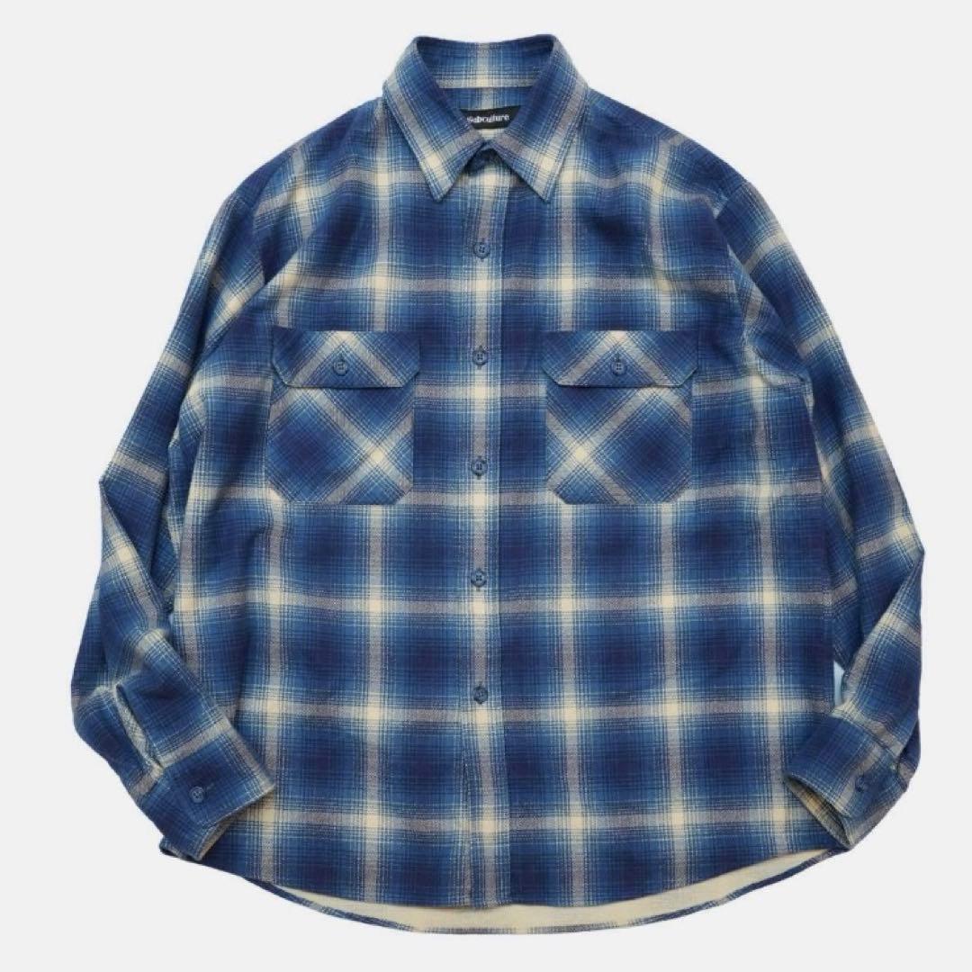 k*w様 SC Subculture OMBRE CHECK SHIRT 【2】 OMBRE CHECK SHIRT / BLUE – SC WEB STORE
