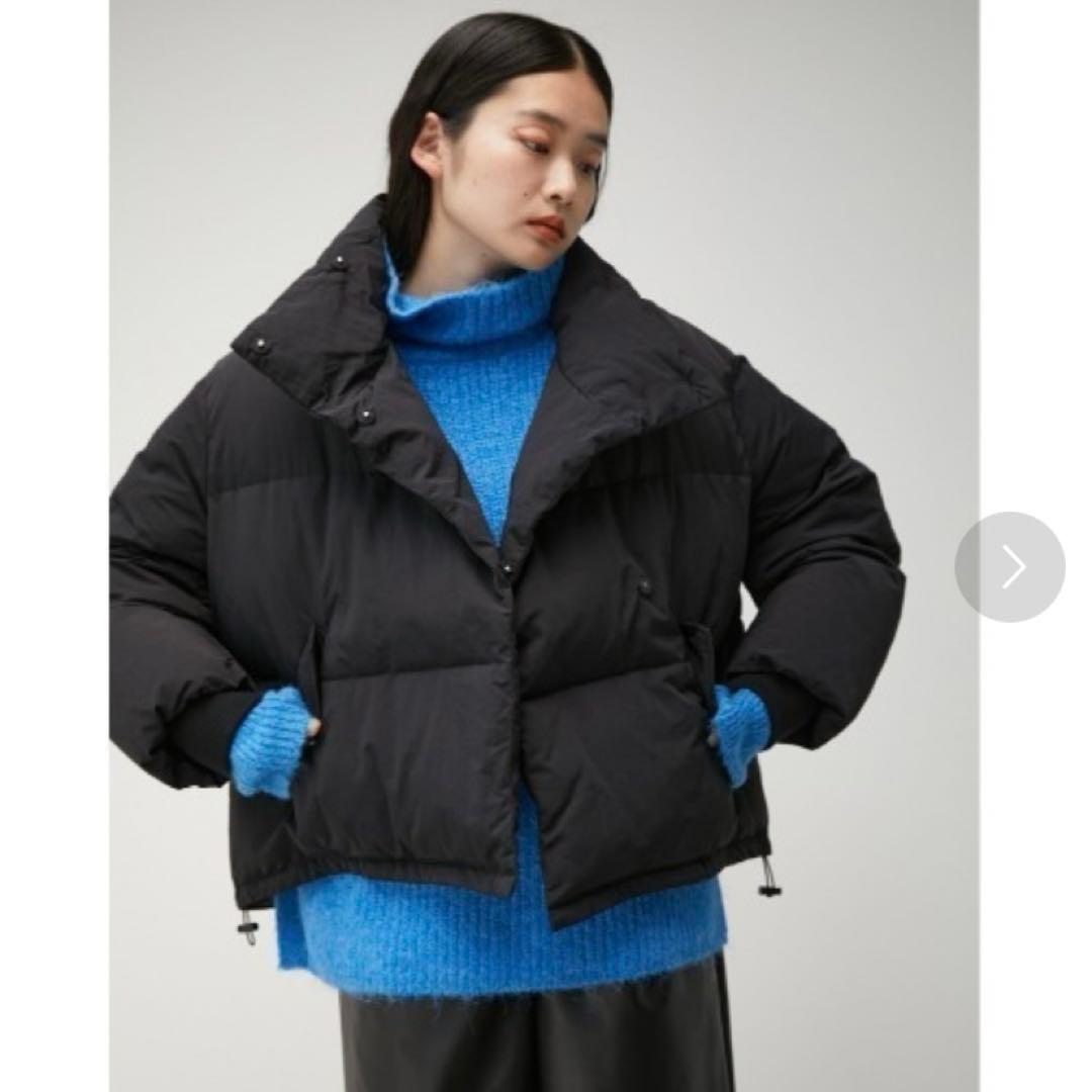 値下げしました！】ダウンジャケット 黒 ブラック AZUL MOUSSY - メルカリ