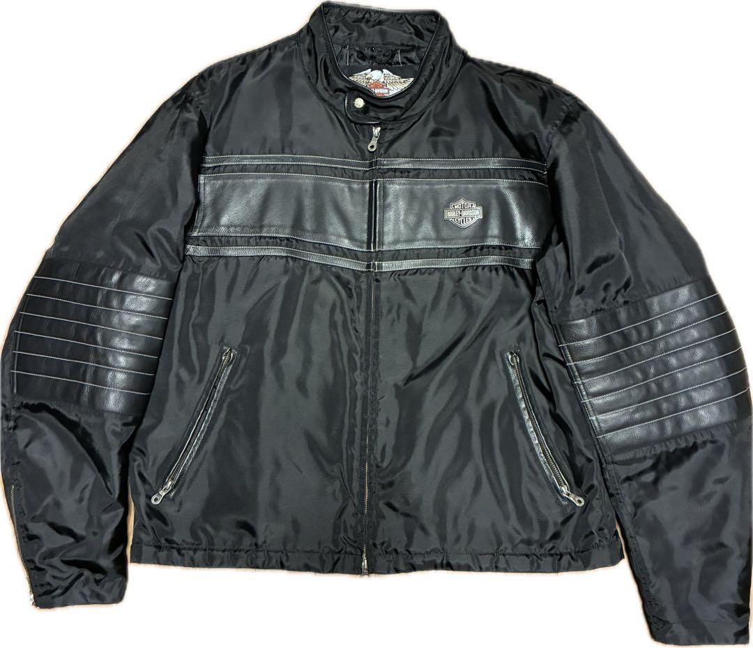 Harley-Davidson ブラックジャケット XL - メルカリ