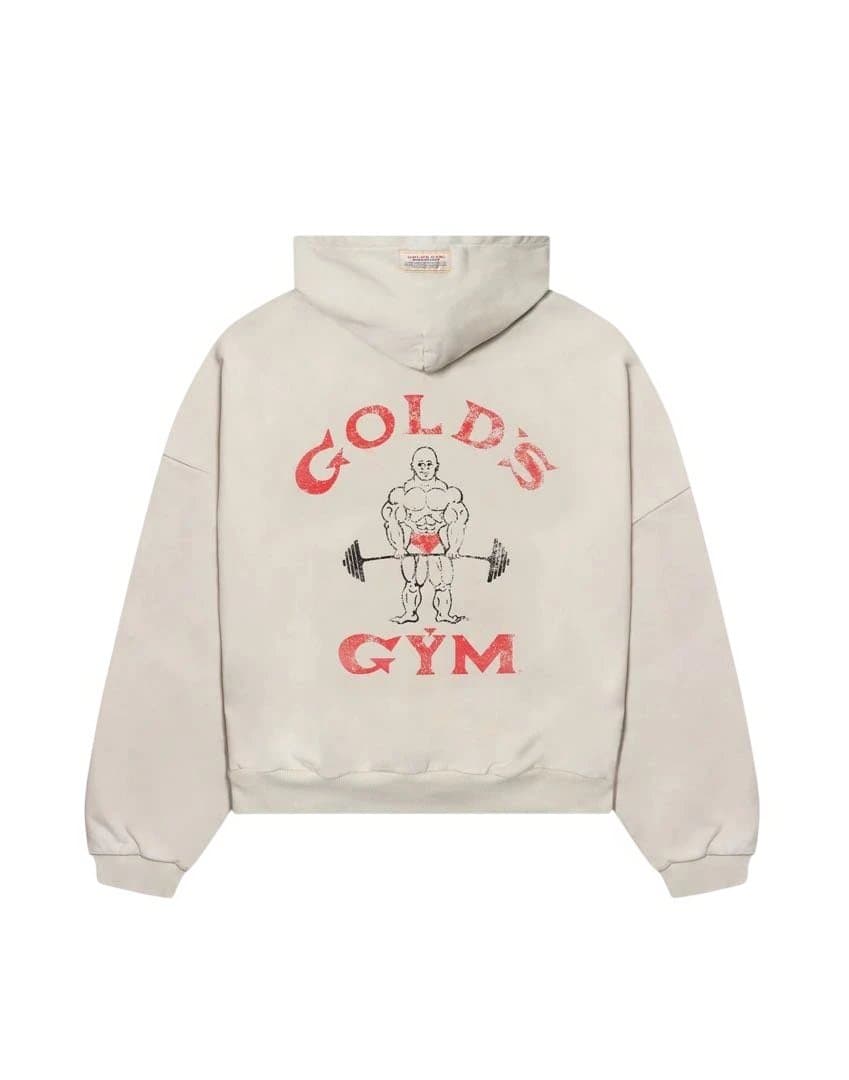 新品】LÝFT × GOLD'S GYM LOGO HOODIE アイボリー - メルカリ
