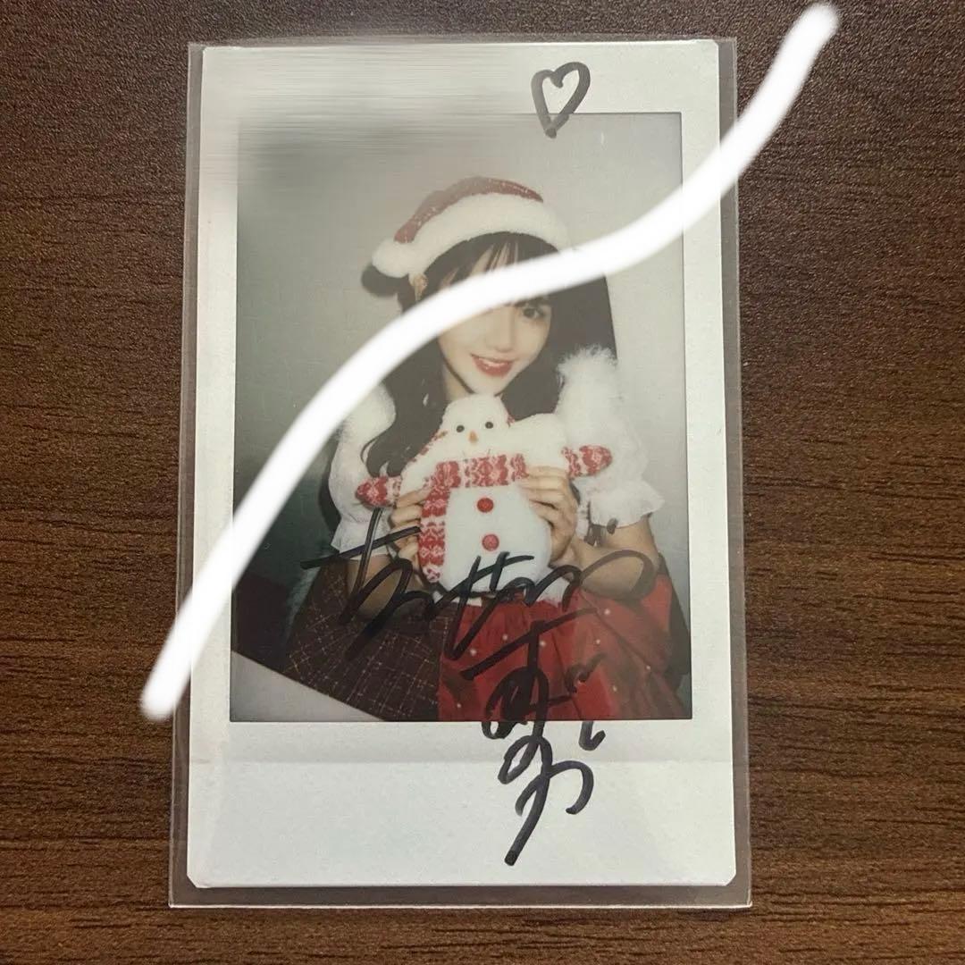 FRUITSZIPPER 鎮西寿々歌 オン特サイン入りチェキ クリスマス衣装