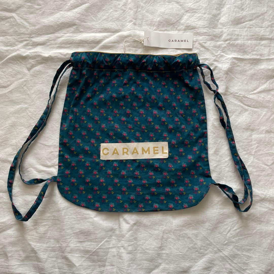 CARAMEL 花柄 ナップサック リュック 巾着 - メルカリ