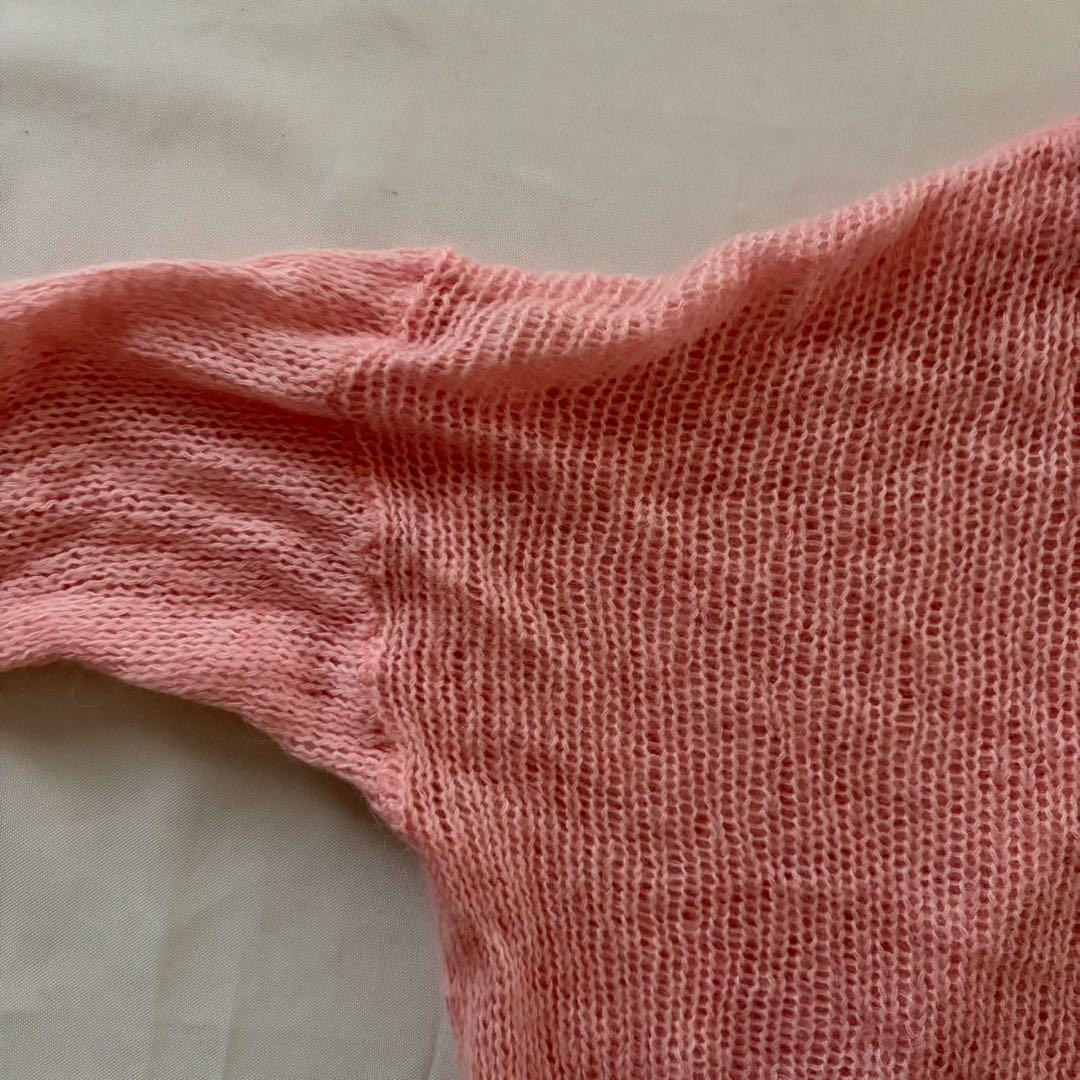 北欧暮らしの道具店 起毛ニット ほんのり透けて、柔らかい アルパカ混