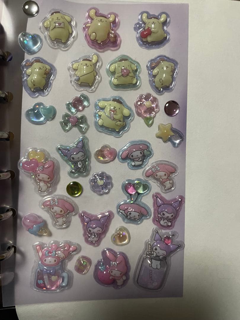 ボンボンドロップシール　うるちゅるシール　サンリオ　コレクション　完成品
