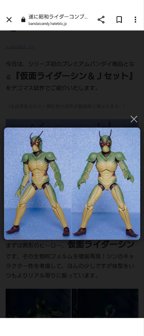 SHODO 仮面ライダー VS 仮面ライダー シン & J 本郷猛 掌動-XX - メルカリ