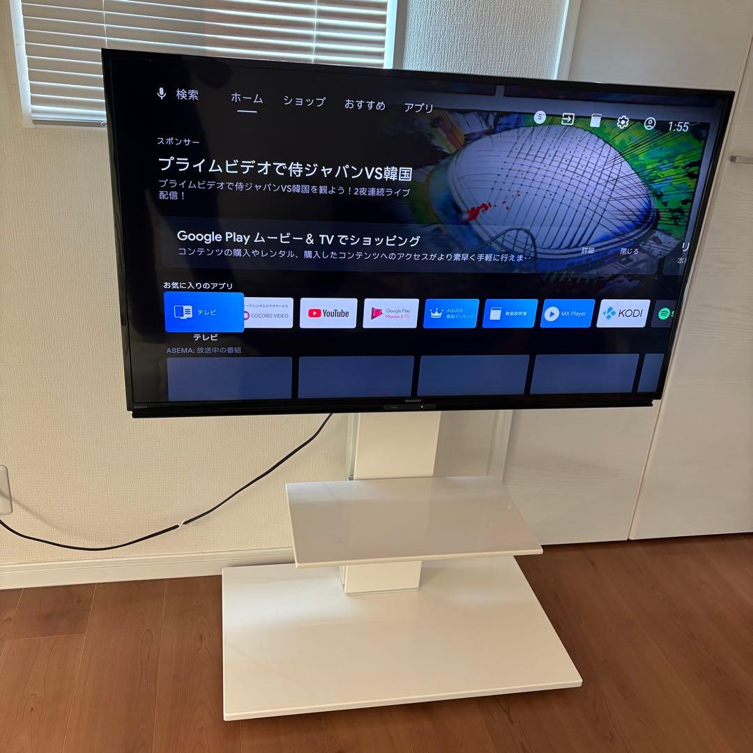 【美品】SHARP 液晶テレビ AQUOS と白色移動式スタンド 楽天市場】aquos テレビ スタンドの通販