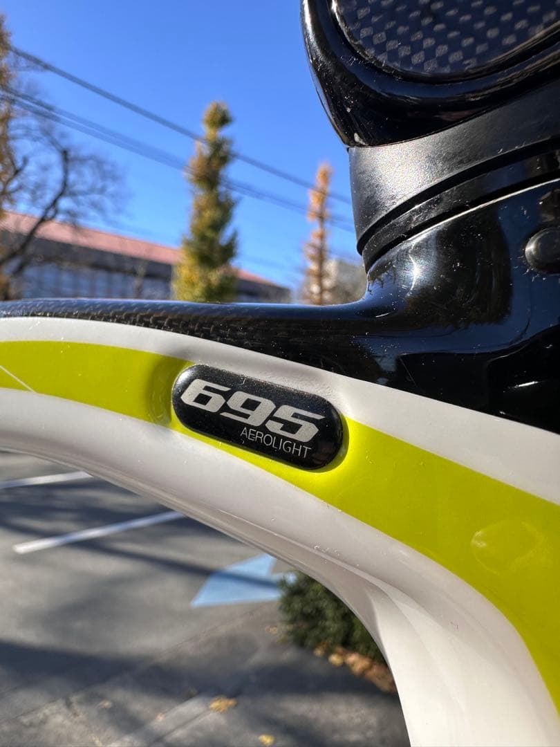 直取り18ok look695 Aerolight ルック フレームセット m - メルカリ