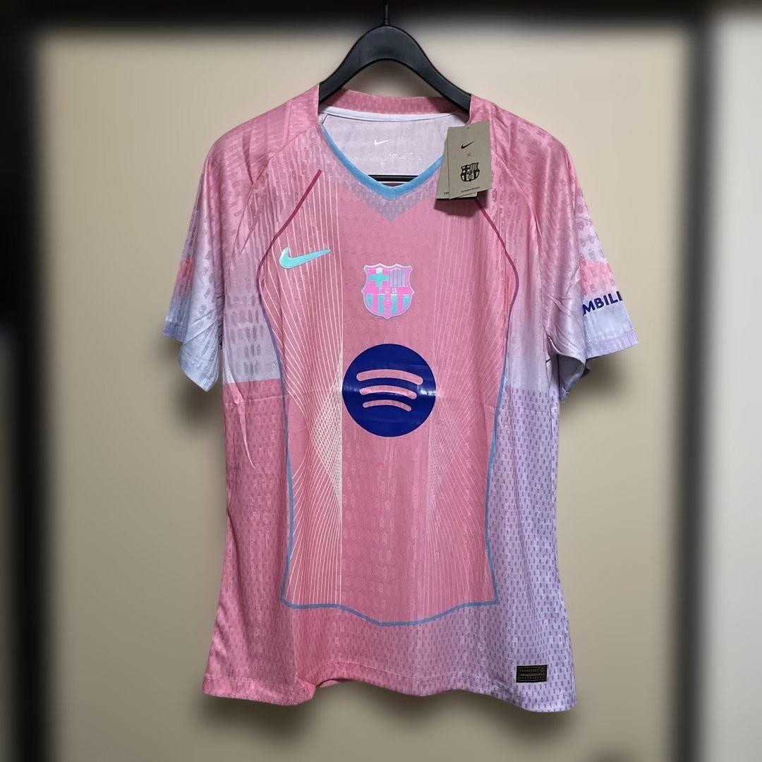 FC Barcelona Nike ピンクUNHCRユニフォームサイズ - メルカリ