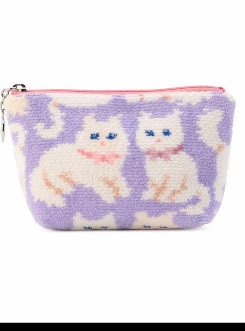 フェイラー LOVERARY モフモフネコチャン 舟型ポーチS WEB限定 - メルカリ