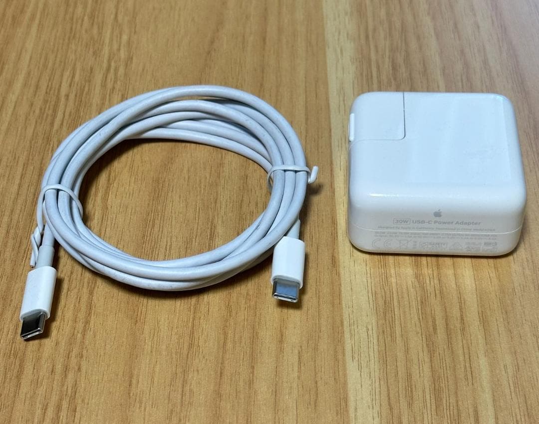 Apple MacBook Air M1 付属 純正充電器 ケーブル 30W - メルカリ