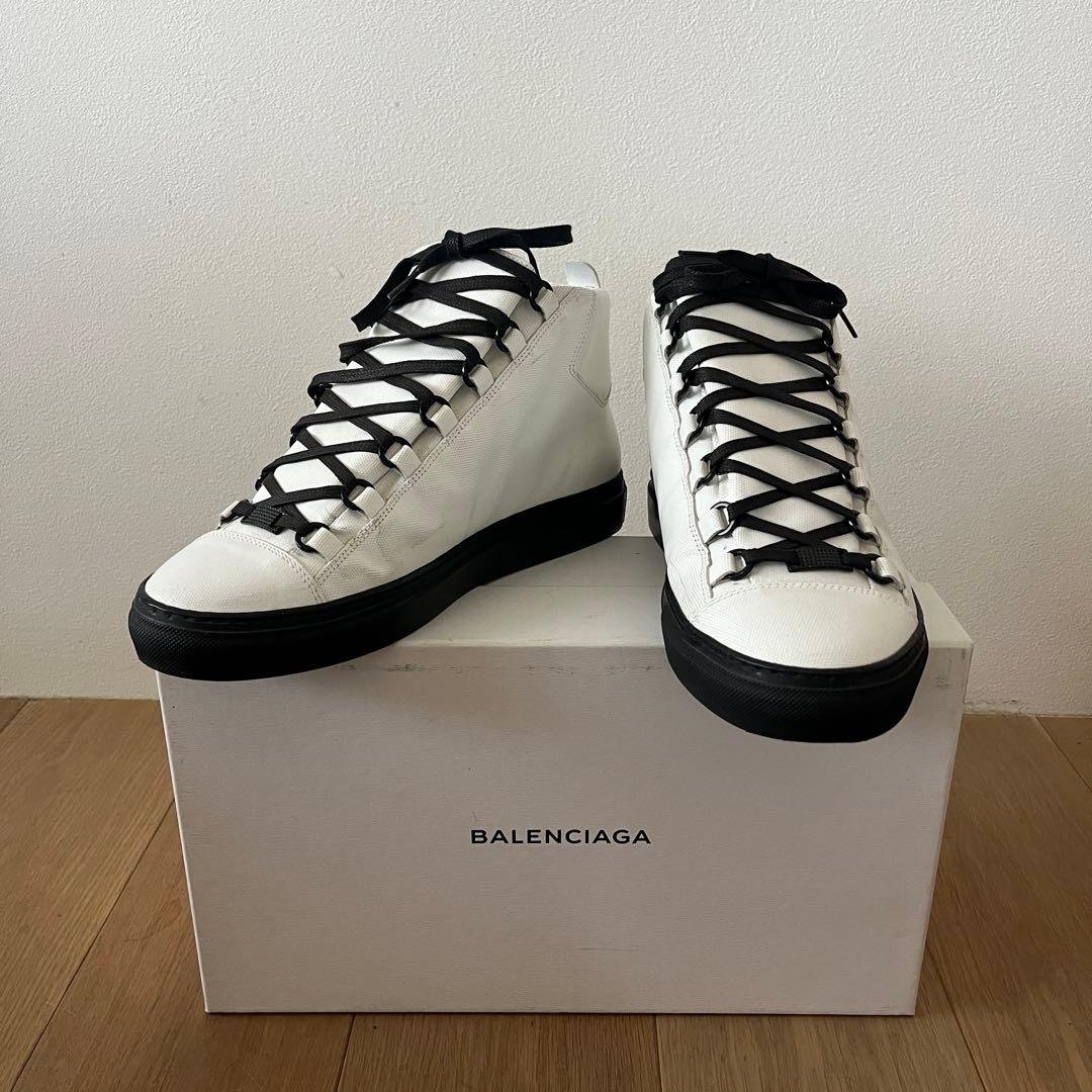 BALENCIAGA バレンシアガ ARENA アリーナスニーカー レザー 41 - メルカリ