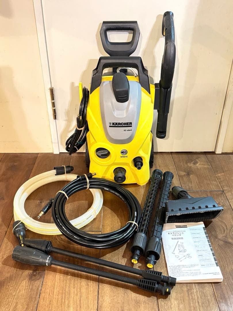 付属品多数】ケルヒャー k3 サイレント 60Hz 西日本 家庭用高圧洗浄機