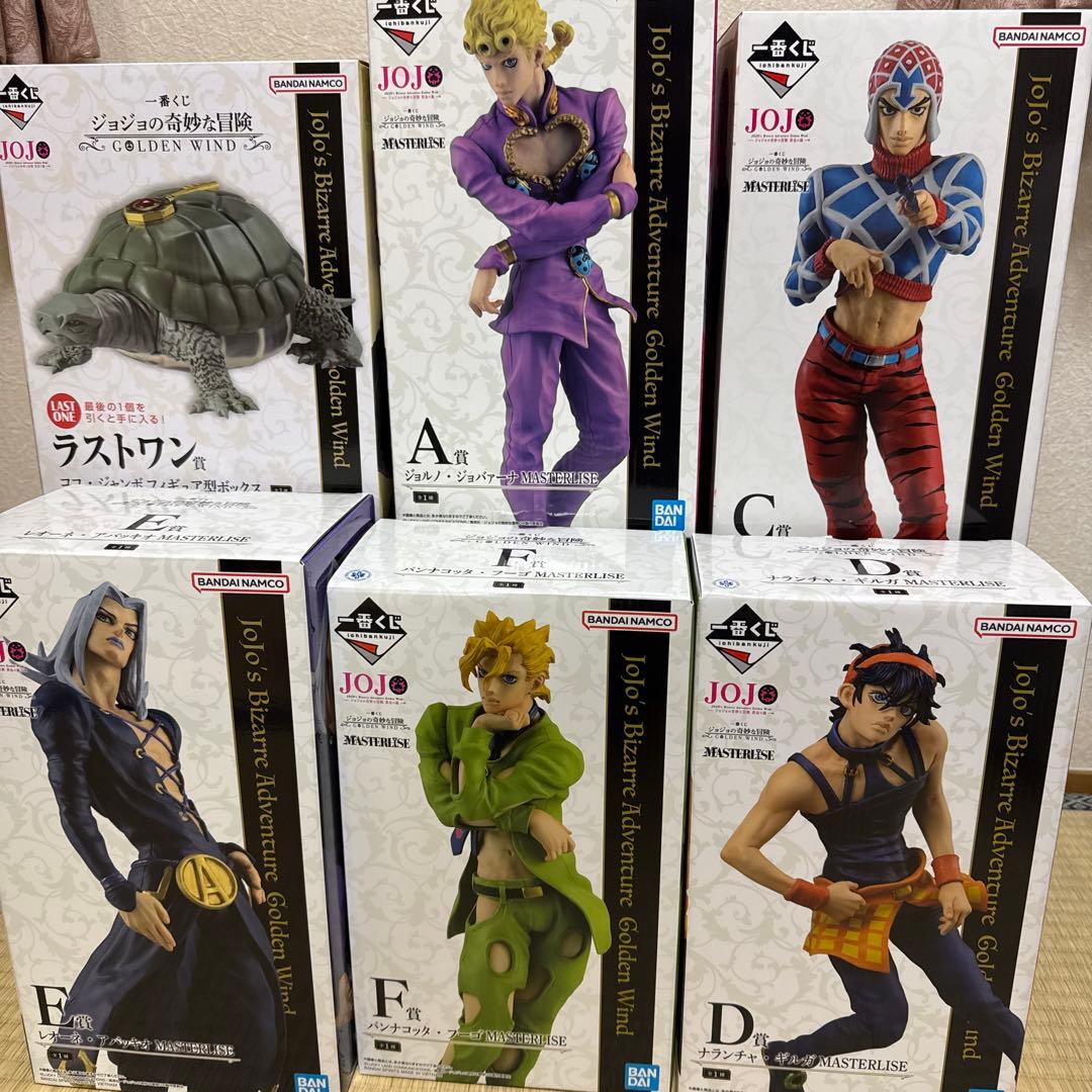 セット出品】ジョジョ5部 一番くじ フィギュア6体 - メルカリ