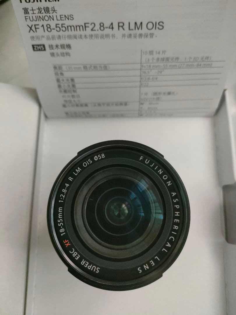 レンズ(ズーム) Fujinon XF18-55mm F2.8-4 R LM OIS