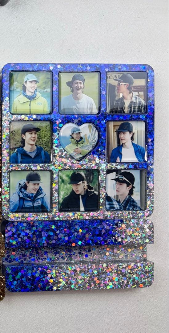 新作❣️王一博 2番スタジオ　新両面レジン九宫格玄関置物3点セット❣️確認用0211