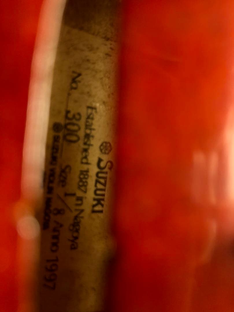 駒&魂柱調整済】Suzuki分数バイオリンNo300 1/8 1997 - メルカリ