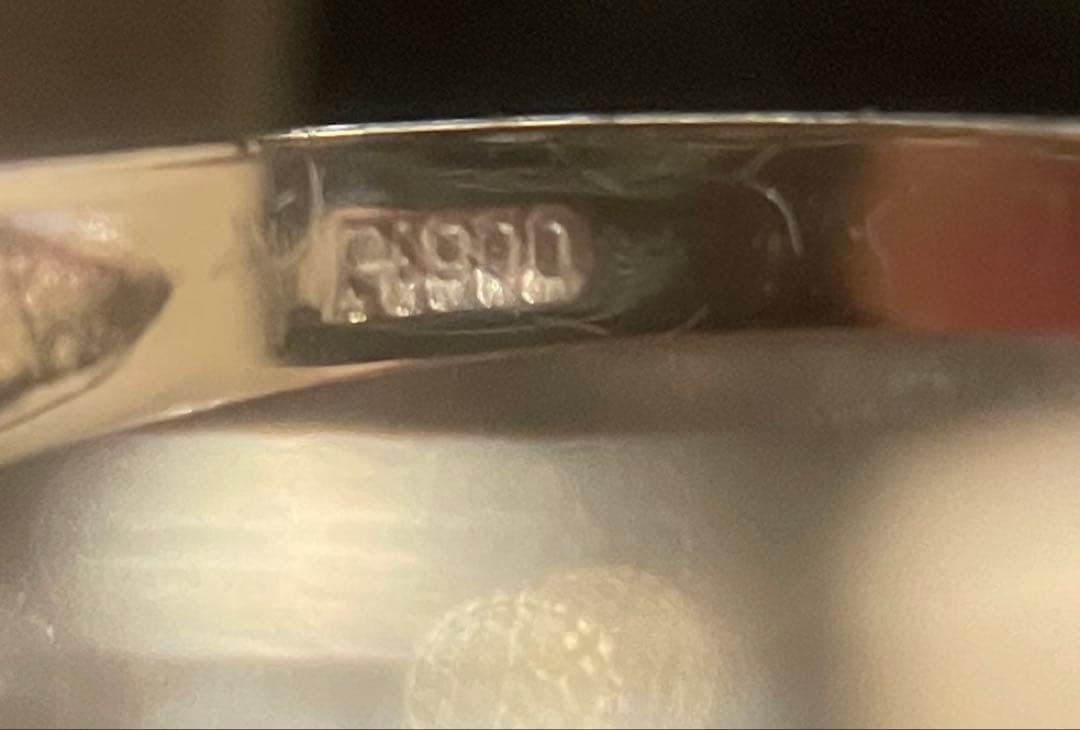 Pt900 プラチナ リング　ダイヤモンド0.3ct 12号　3.2g