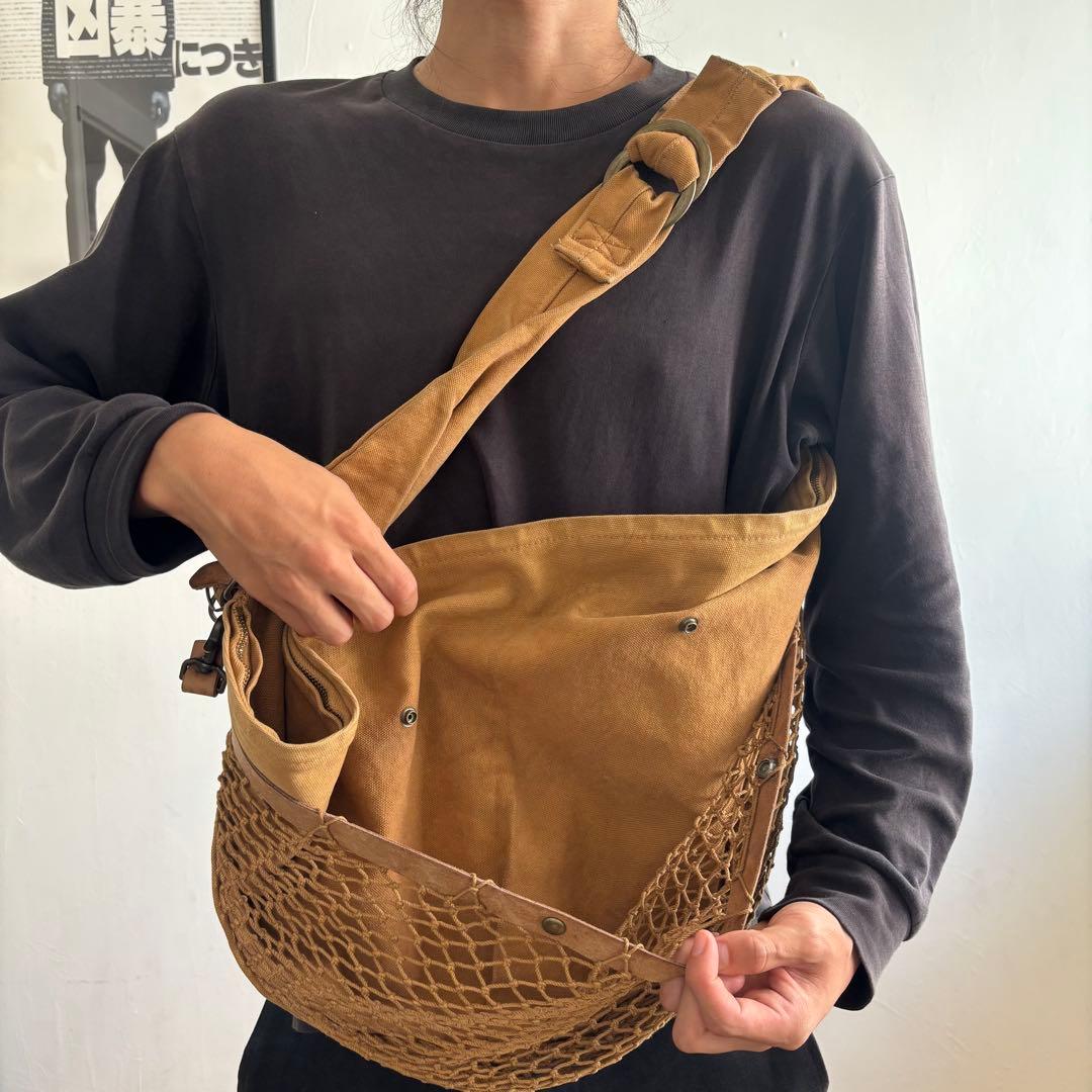 希少】KAPITAL キャピタル 特大 レアな メッシュ スナフキン バッグ