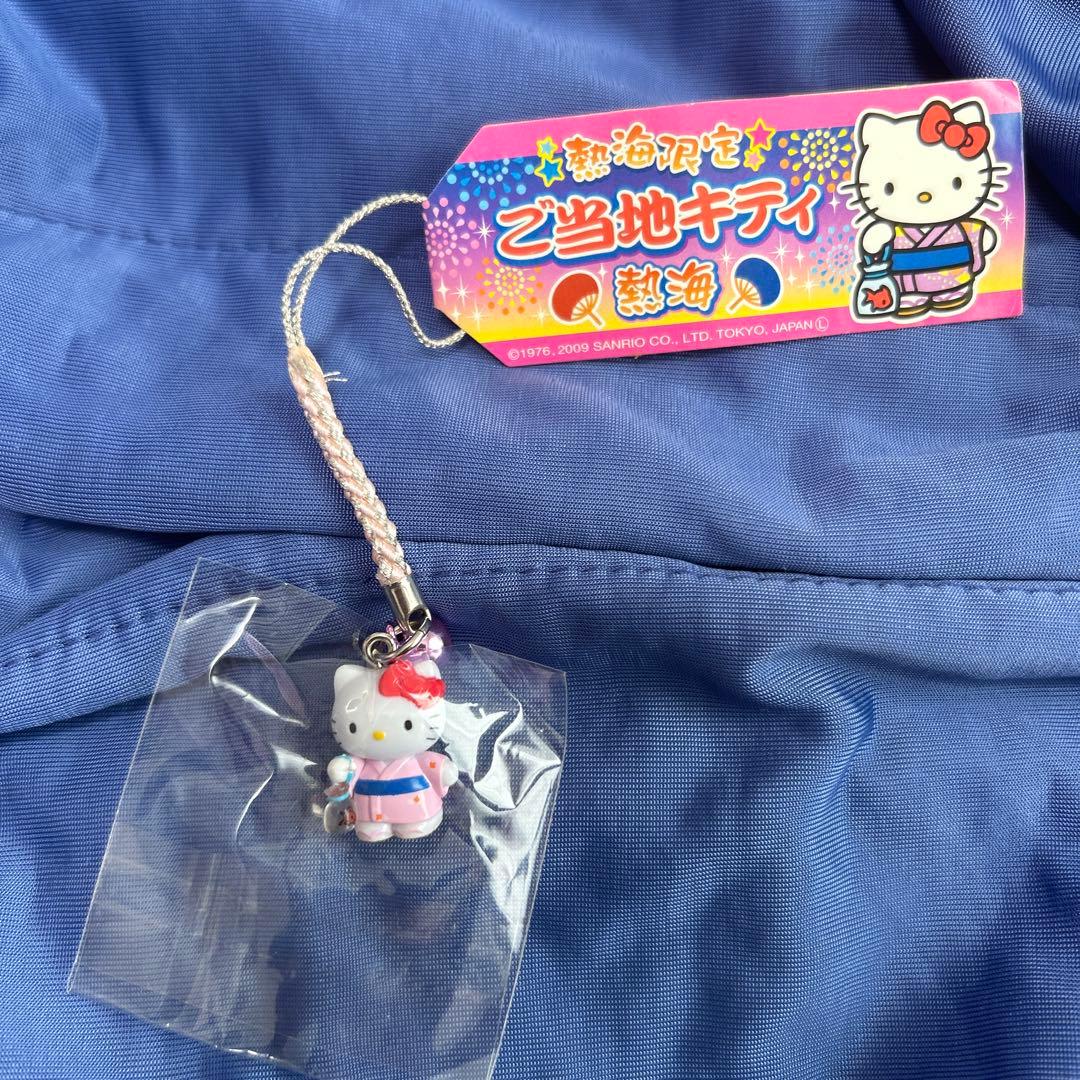根付けキティ 新品、未使用・静岡 熱海限定・ 花火大会ver・金魚