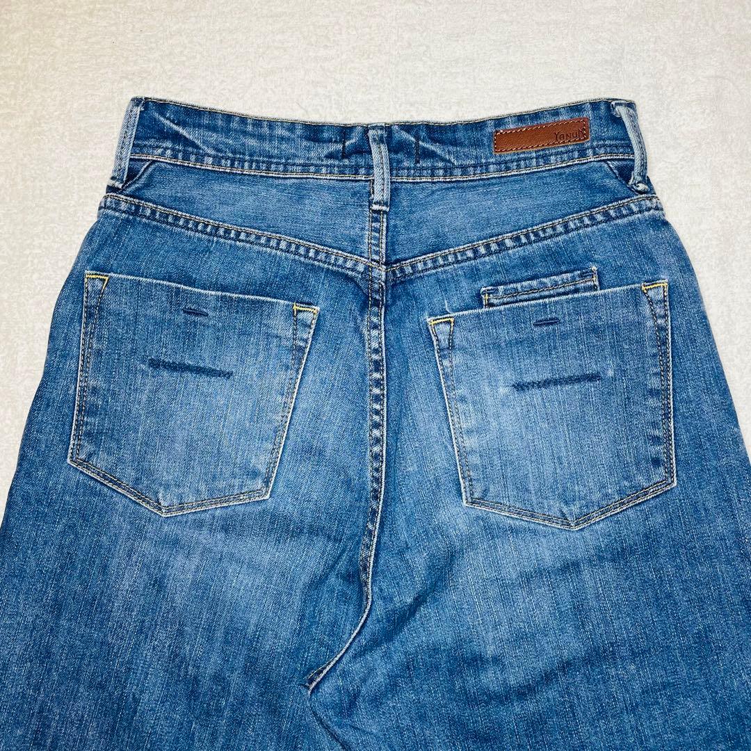 美品 YANUK ヤヌーク ボーイズストレートデニムパンツ レア w25 - メルカリ