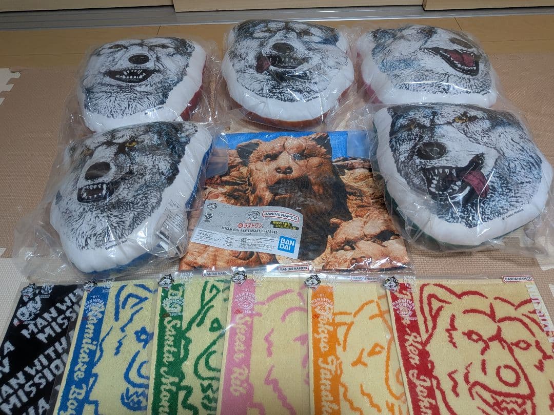 こ*す様 一番くじ　マンウィズ　クッション ラストワン セット A賞は「MWAM 15th ANNIVERSARY フィギュア」！「一番くじ MAN WITH A