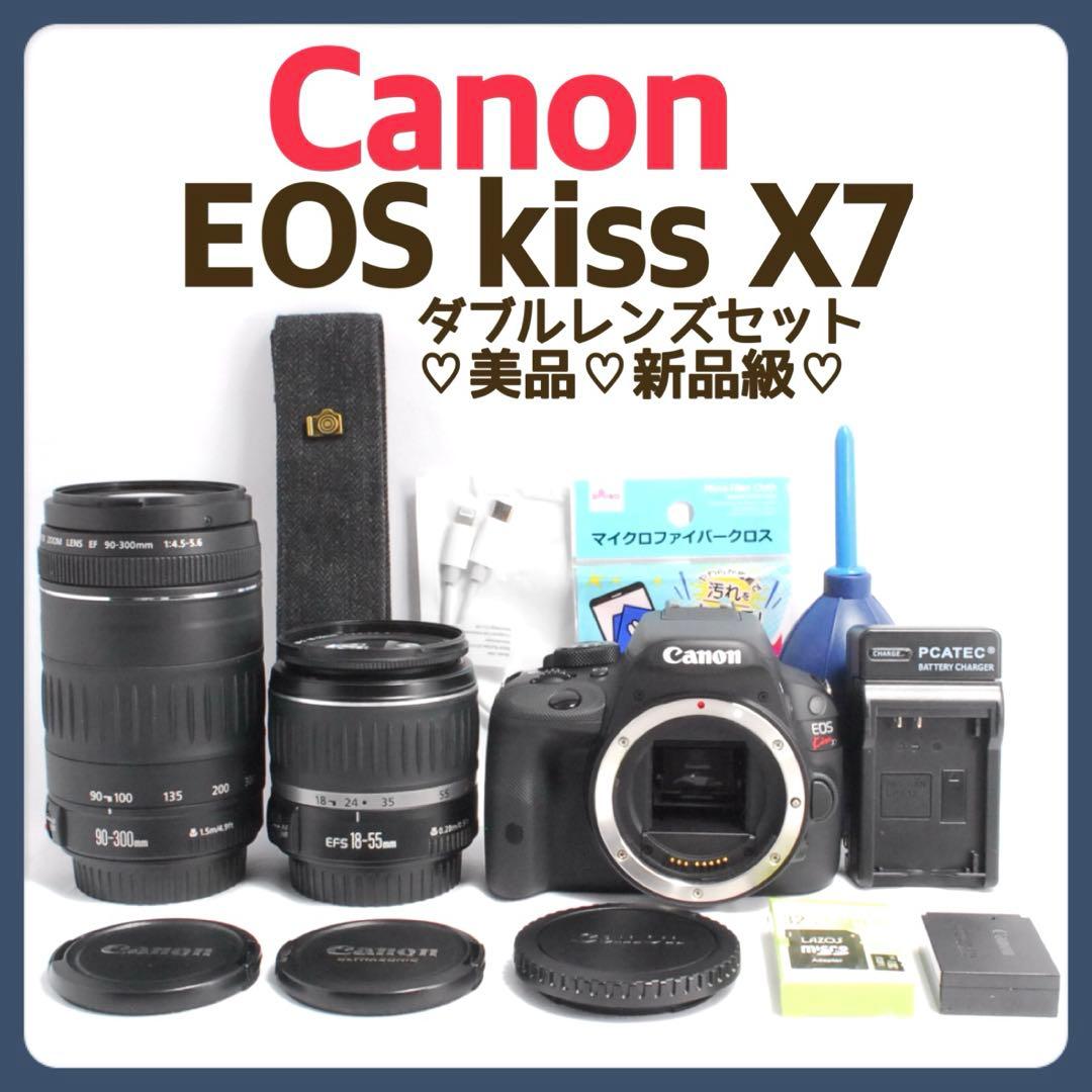 超軽量✨Canon Kiss X7✨スマホ転送OK✨ダブルレンズ✨美品✨新品級✨ CANON EOS Kiss X7 ダブルズームキット 価格比較 - 価格.com