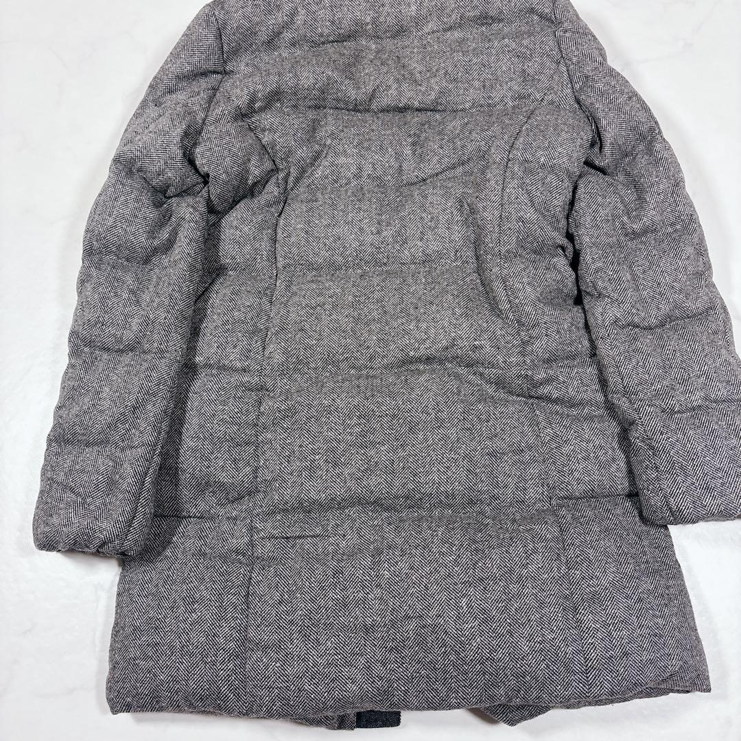 美品 23区 ダウンコート 3way ヘリンボーン シルク混 ファー 38 - メルカリ