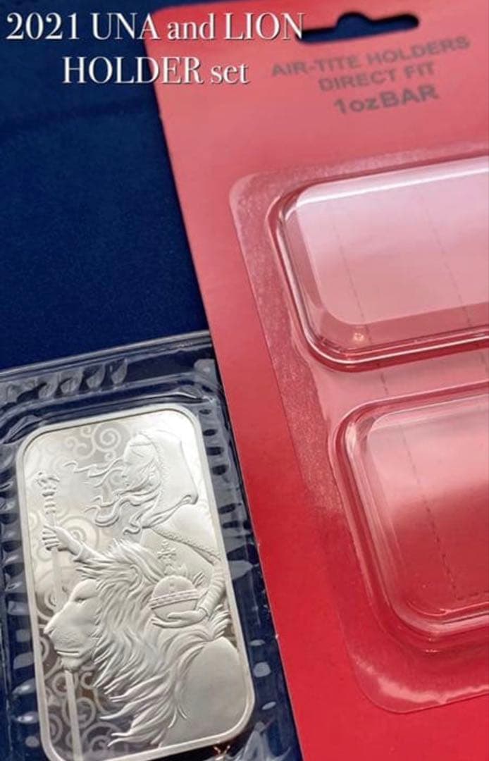ウナとライオン　純銀　バー　2021年　ケース付き ウナとライオン 純銀 バー 2021年 ケース付き - メルカリ