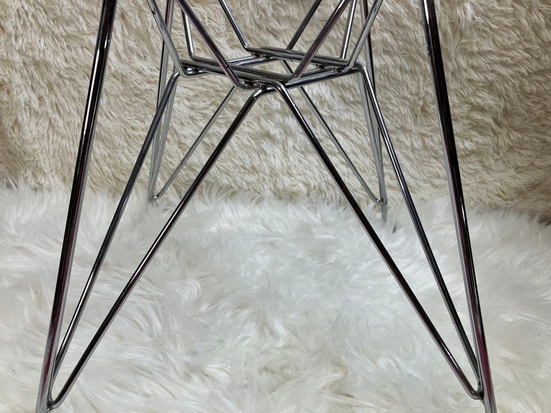 透明 アクリル製 ミッドセンチュリーデザインチェア 脚クローム - メルカリ