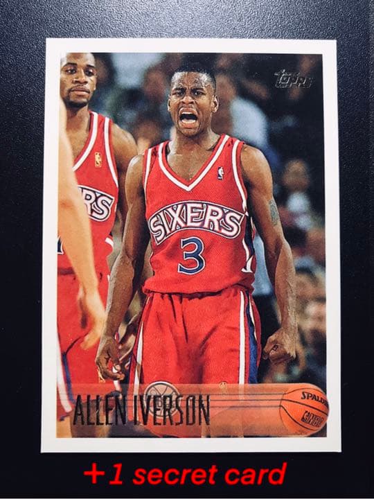 その他 NBA topps 96 97  #171 allen iverson+1sc