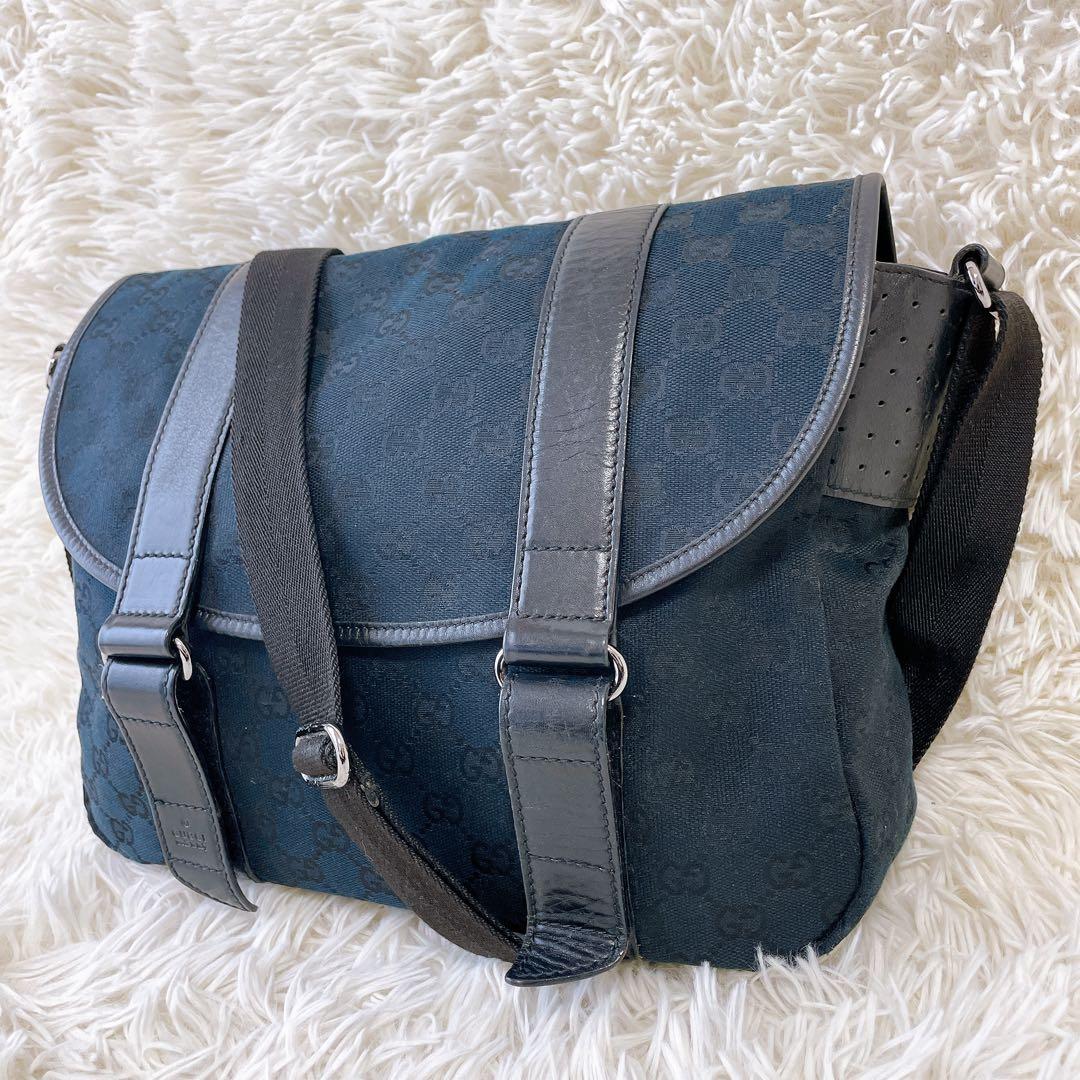 GUCCI ショルダーバッグ GGキャンバス クロスボディ　145858 グッチ メンズ バッグジャンボGG スモール クロスボディバッグ | GUCCI® JP