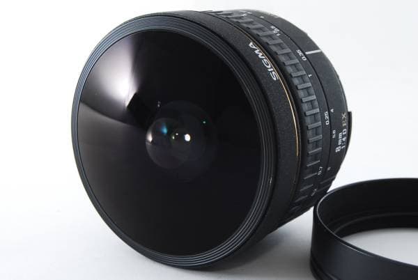 【魚眼レンズ/ニコン用】 SIGMA 8mm F4 EX シグマ、デジタルに対応したAF魚眼レンズ「8mm F4 EX DG」、「15mm F2