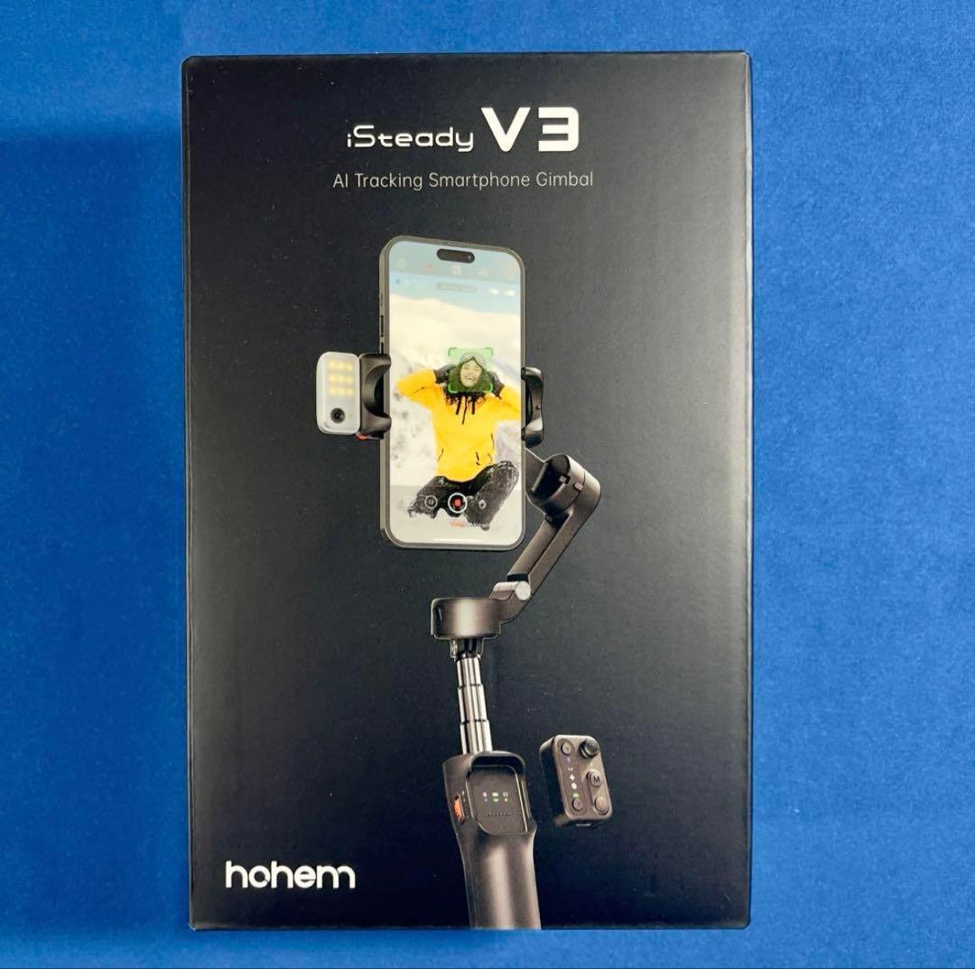 hohem V3 スマホジンバル3軸ポータブルスタビライザー AIトラッカー三脚 Amazon.co.jp: hohem V3 ジンバル 3軸スマホジンバル AI自動追跡 13