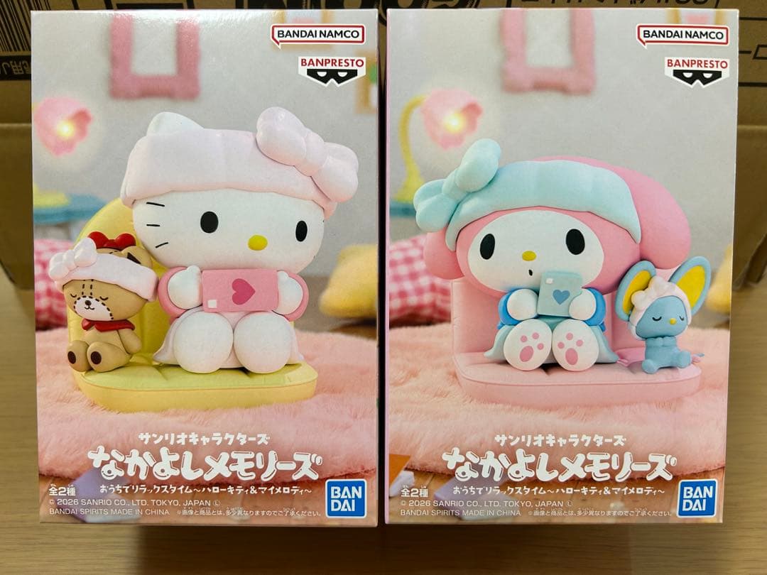 サンリオ なかよしメモリーズ ハローキティ&マイメロディ フィギュア