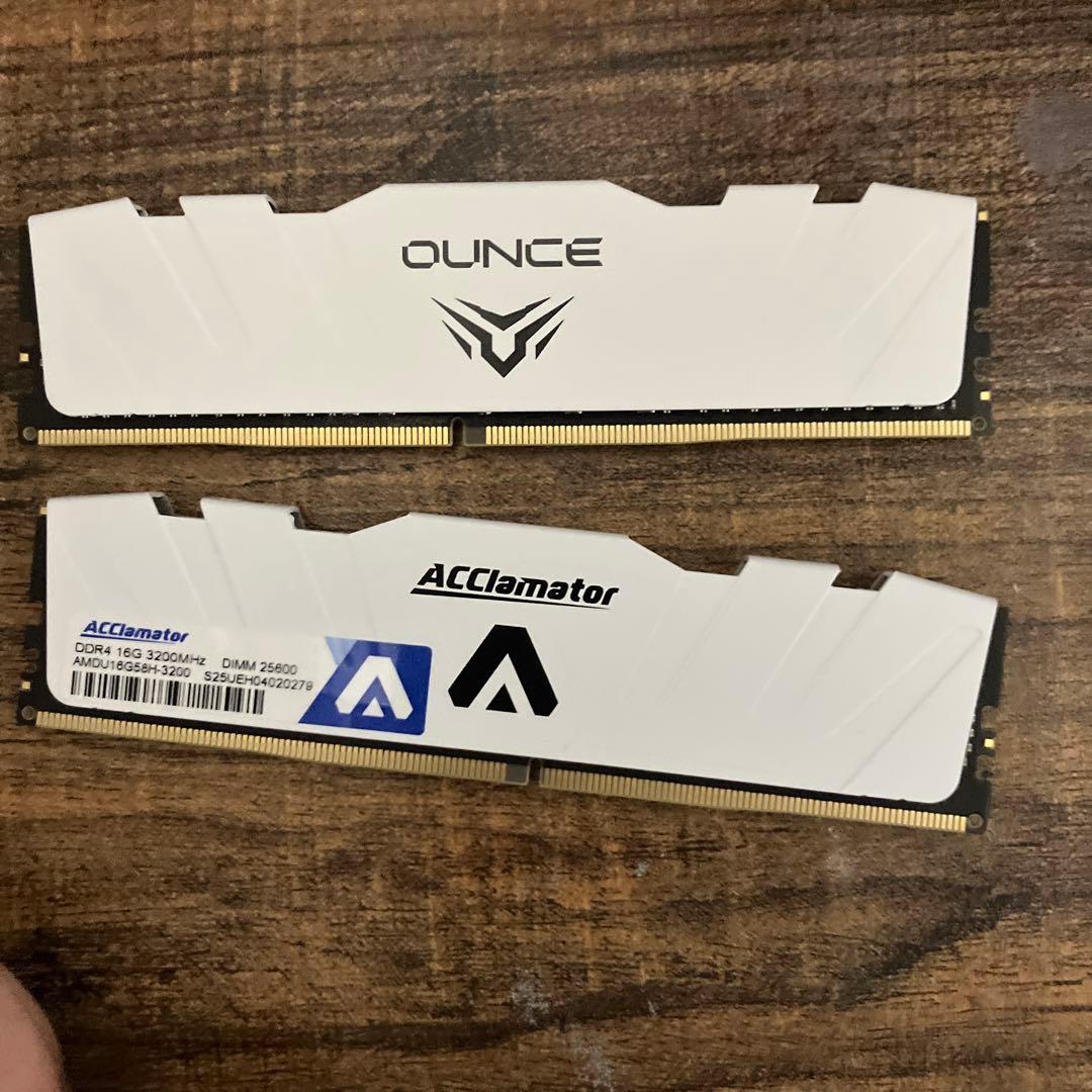 ACClamator DDR4 16gb 2枚　3200 メモリ　32gb ACClamator DDR4 3200 32GB (2 x 16GB)メモリ Amazon.co.jp: 32GB
